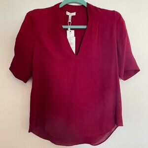 Joie Ance Silk Top Cambridge Red